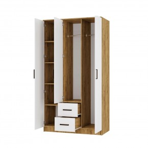 Спальный гарнитур Евро (модульный) Крафт/Белый в Кургане - kurgan.mebel24.online | фото 28