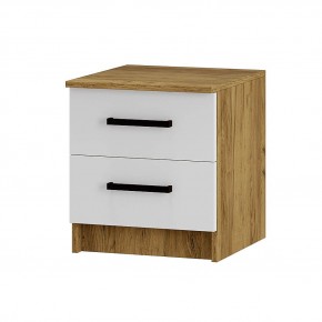 Спальный гарнитур Евро (модульный) Крафт/Белый в Кургане - kurgan.mebel24.online | фото 3