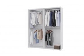 Спальный гарнитур NOVA (модульный) белый/бетон в Кургане - kurgan.mebel24.online | фото 6