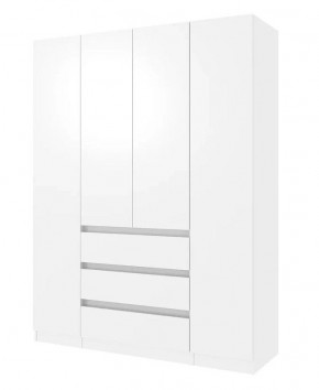 Спальный гарнитур Парус (Белый/Белый) 1400 (Вариант-1) в Кургане - kurgan.mebel24.online | фото 5