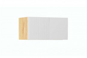 СТЕФАНИ-1.1 Антресоль (дуб крафт золотой/белый софт) в Кургане - kurgan.mebel24.online | фото