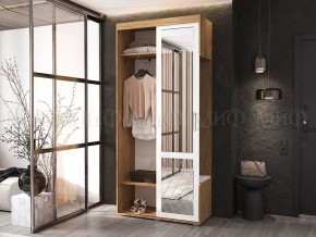 СТЕЛЛА-1 Прихожая (ЛДСП) дуб крафт/белый в Кургане - kurgan.mebel24.online | фото 3