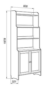 Стеллаж 20 Вествик, массив сосны, цвет белый в Кургане - kurgan.mebel24.online | фото 2