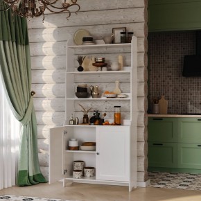 Стеллаж 20 Вествик, массив сосны, цвет белый в Кургане - kurgan.mebel24.online | фото 4