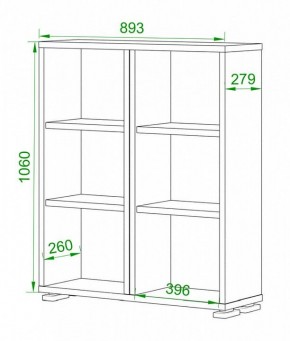 Стеллаж Домино нельсон ПУ-50-1 в Кургане - kurgan.mebel24.online | фото 2