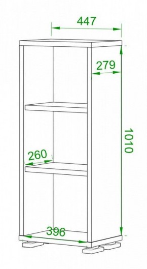 Стеллаж Домино ПУ-10-1 в Кургане - kurgan.mebel24.online | фото 2