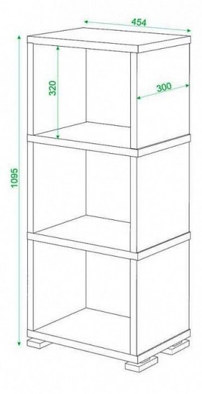 Стеллаж Домино СБ-15/3 в Кургане - kurgan.mebel24.online | фото 3