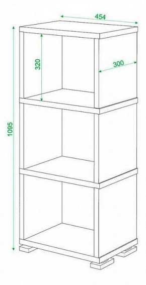 Стеллаж Домино СБ-15/3 в Кургане - kurgan.mebel24.online | фото 2