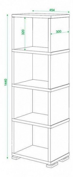 Стеллаж Домино СБ-15/4 в Кургане - kurgan.mebel24.online | фото 3