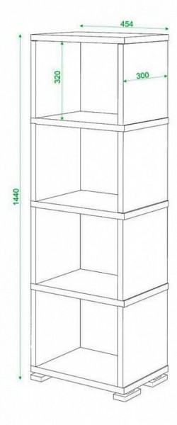 Стеллаж Домино СБ-15/4 в Кургане - kurgan.mebel24.online | фото 3