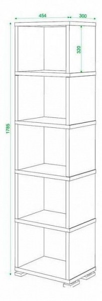 Стеллаж Домино СБ-15/5 в Кургане - kurgan.mebel24.online | фото 3