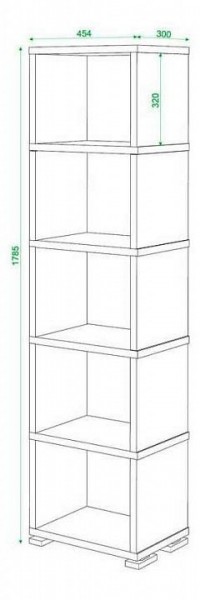 Стеллаж Домино СБ-15/5 в Кургане - kurgan.mebel24.online | фото 3