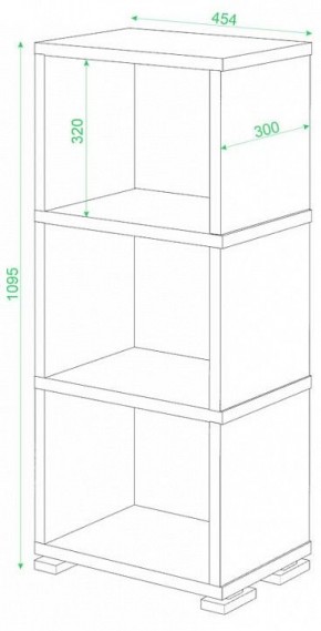 Стеллаж-колонка Домино СБ-15/3 в Кургане - kurgan.mebel24.online | фото 3