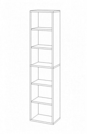 Стеллаж-колонка Домино СУ(ш1в2) в Кургане - kurgan.mebel24.online | фото 3