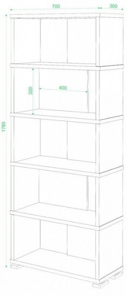 Стеллаж СБ-10/5 в Кургане - kurgan.mebel24.online | фото 2