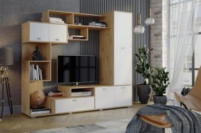 Стенка Диско (СТЛ.150.01) Дуб дикий/Белый в Кургане - kurgan.mebel24.online | фото 3