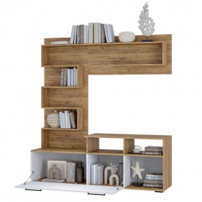Гостиная Евро (крафт/белый) в Кургане - kurgan.mebel24.online | фото 2