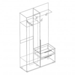 СТИЛ Прихожая (модульная) в Кургане - kurgan.mebel24.online | фото 3