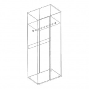 СТИЛ Шкаф 2-ств для одежды в Кургане - kurgan.mebel24.online | фото 2