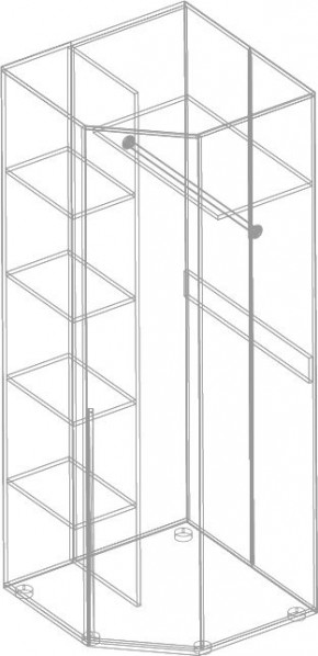 СТИЛ Шкаф угловой в Кургане - kurgan.mebel24.online | фото 2