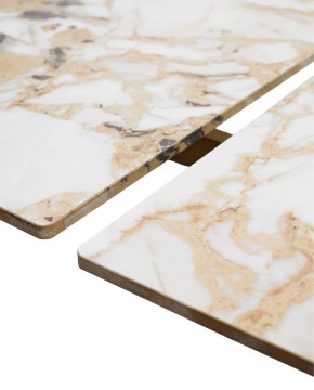Стол ACERRA NEW 160 GLOSS GRAND JADE SOLID CERAMIC/ каркас цвета шампань, ®DISAUR в Кургане - kurgan.mebel24.online | фото 8