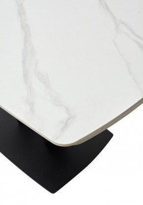 Стол ALATRI 120 MATT WHITE MARBLE SOLID CERAMIC / BLACK, ®DISAUR в Кургане - kurgan.mebel24.online | фото 11