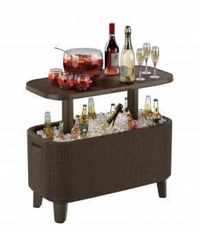 Стол Беви Бар (Bevy Bar Large Cool Bar), коричневый в Кургане - kurgan.mebel24.online | фото 3