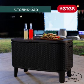 Стол Беви Бар (Bevy Bar Large Cool Bar), коричневый в Кургане - kurgan.mebel24.online | фото 4