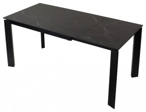 Стол CORNER 120 MATT BLACK MARBLE SOLID CERAMIC / BLACK, ®DISAUR в Кургане - kurgan.mebel24.online | фото 4