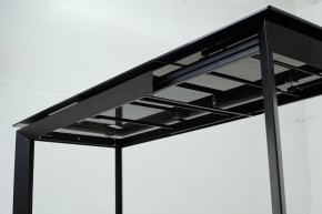 Стол CREMONA 140 KL-99 Белый мрамор матовый, итальянская керамика / черный каркас, ®DISAUR в Кургане - kurgan.mebel24.online | фото 13