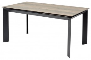 Стол CREMONA 180 KL-61 Под дерево, итальянская керамика / черный каркас, ®DISAUR в Кургане - kurgan.mebel24.online | фото 5
