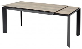 Стол CREMONA 180 KL-61 Под дерево, итальянская керамика / черный каркас, ®DISAUR в Кургане - kurgan.mebel24.online | фото 7