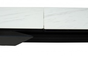 Стол CREMONA 180 KL-99 Белый мрамор матовый, итальянская керамика / черный каркас, ®DISAUR в Кургане - kurgan.mebel24.online | фото 12
