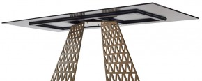Стол ENNA 220 KL-188 Контрастный мрамор матовый, итальянская керамика/ каркас цвета шампань, ®DISAUR в Кургане - kurgan.mebel24.online | фото 12