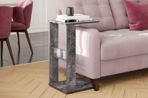 Стол журнальный НМ 011.68 Х "Flint" (Цемент темный) в Кургане - kurgan.mebel24.online | фото 2