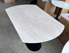Стол KAI 140 TL-109 поворотная система раскладки, испанская керамика / Темно-серый / Черный, ®DISAUR в Кургане - kurgan.mebel24.online | фото 7