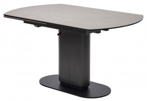 Стол KAI 140 TL-110 поворотная система раскладки, испанская керамика / Темно-серый / Черный, ®DISAUR в Кургане - kurgan.mebel24.online | фото 1