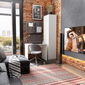 Стол КАСТОР письменный 80х50, цвет белый в Кургане - kurgan.mebel24.online | фото