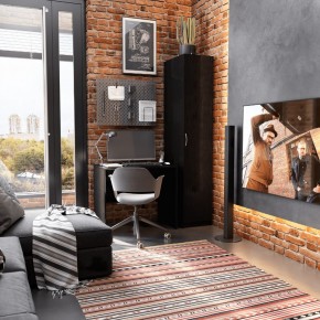 Стол КАСТОР письменный 80х50, цвет Дуб Венге в Кургане - kurgan.mebel24.online | фото 2