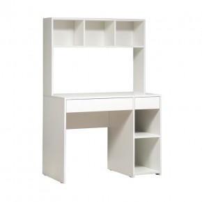 Стол компьютерный 12.77 F Комфорт (Белый РЕ шагрень) в Кургане - kurgan.mebel24.online | фото 1