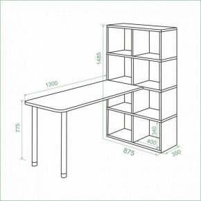 Стол компьютерный Bartolo в Кургане - kurgan.mebel24.online | фото 3