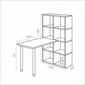 Стол компьютерный Bartolo в Кургане - kurgan.mebel24.online | фото 3