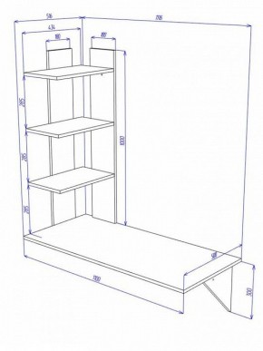 Стол компьютерный Домино Cross СтТ5 в Кургане - kurgan.mebel24.online | фото 2