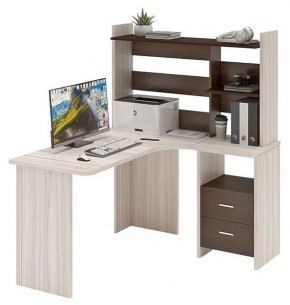 Стол компьютерный Домино Lite СКЛ-Угл130+НКЛ-120 в Кургане - kurgan.mebel24.online | фото 2