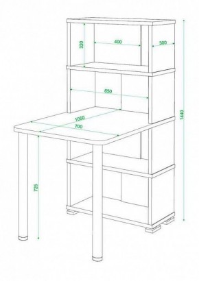 Стол компьютерный Домино СБ-10М4 в Кургане - kurgan.mebel24.online | фото 4