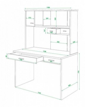 Стол компьютерный Домино СК-60 в Кургане - kurgan.mebel24.online | фото 2