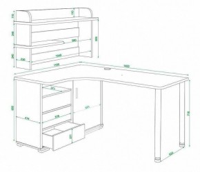 Стол компьютерный Домино СР-145М в Кургане - kurgan.mebel24.online | фото 5