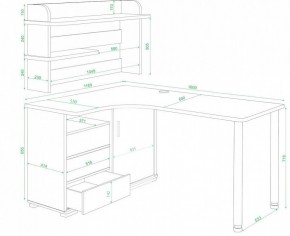 Стол компьютерный Домино СР-145М в Кургане - kurgan.mebel24.online | фото 2