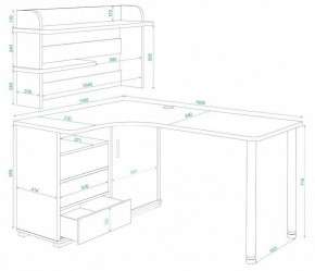 Стол компьютерный Домино СР-145М в Кургане - kurgan.mebel24.online | фото 2