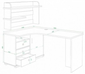 Стол компьютерный Домино СР-165 в Кургане - kurgan.mebel24.online | фото 2